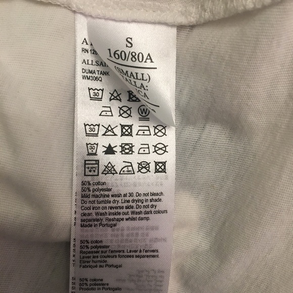 Allsaints sleeveless shirt with pleat detail - Picture 5 of 5